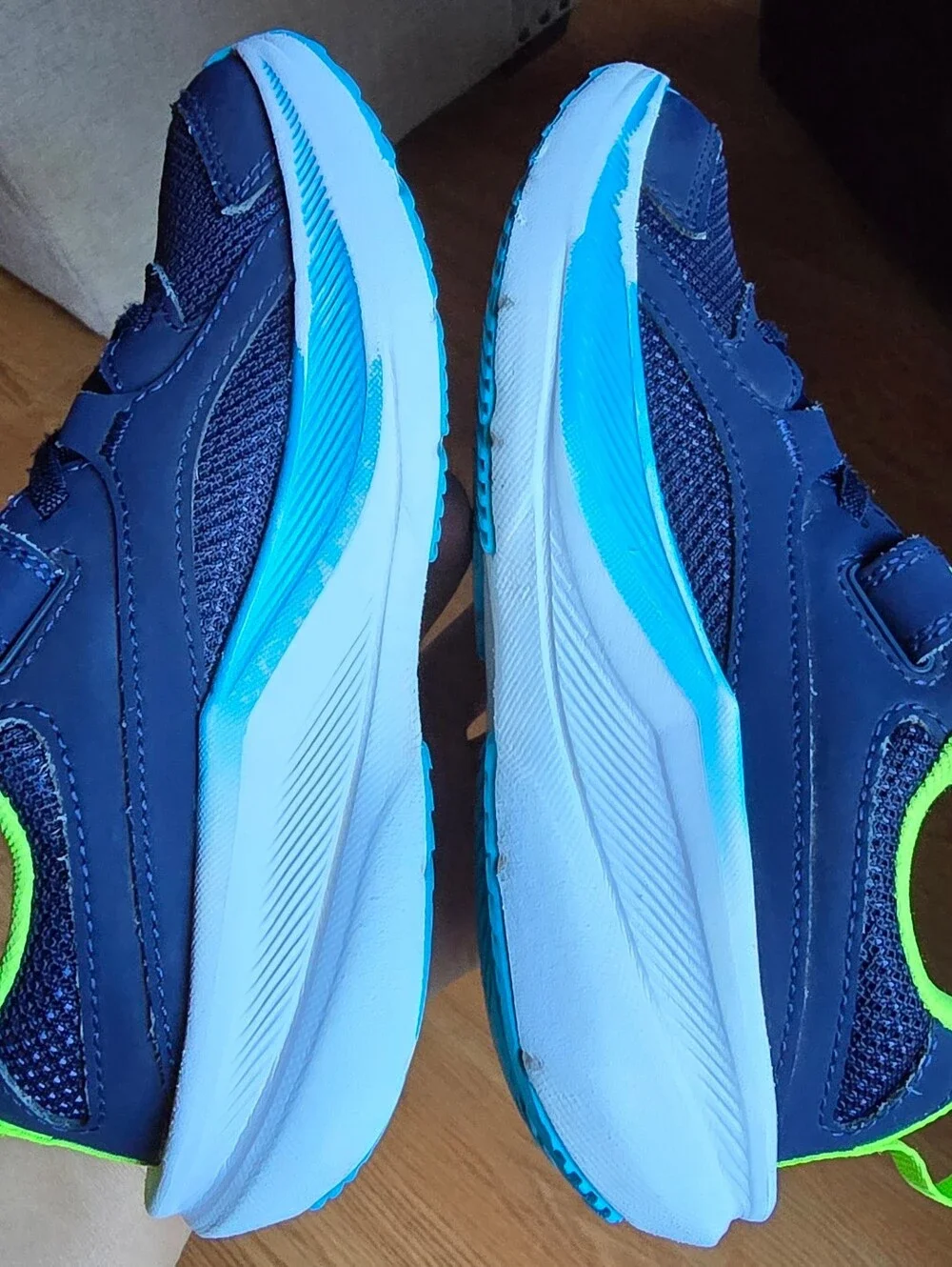 Sz 12 Toddler Kids UNDER ARMOUR CHARGED ASSERT 11 Midnight Navy/Blue Blur/HyperG